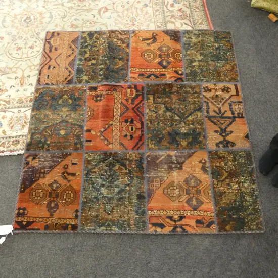 PERSIAN PATCHWORK RUG 1500 X 1500MM