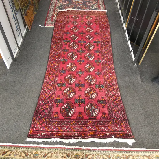 AFGHAN TURKOMAN RUG 2700 X 1050MM