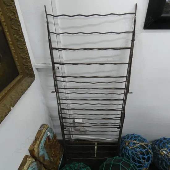 RIGIDEX VINTAGE FRENCH FOLDABLE WINE RACK 