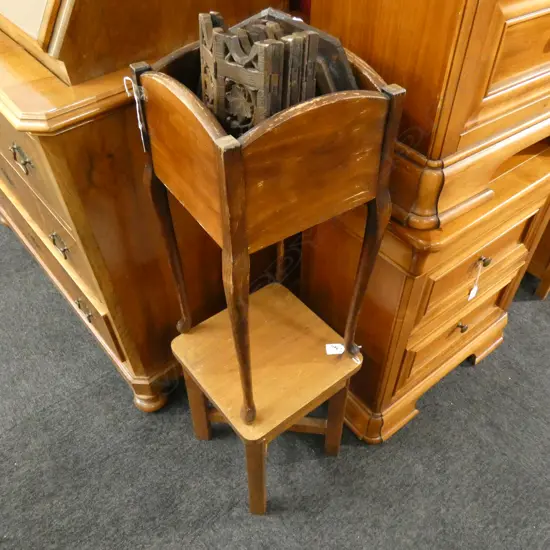 SMALL TABLES; ONE A PLANT STAND