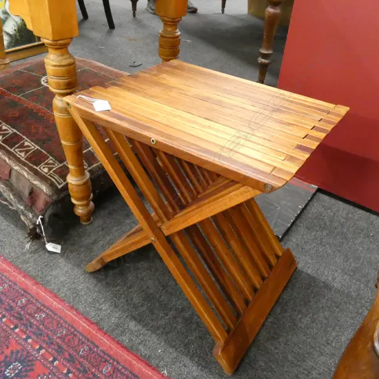 FOLDING WOODEN TABLE H.430mm