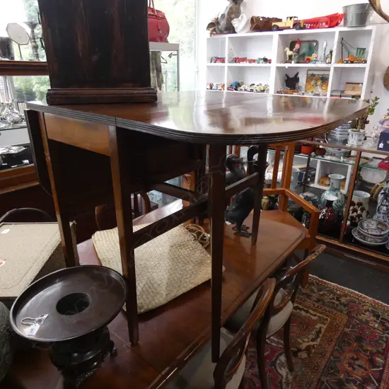 MAHOGANY DROP LEAF TABLE 1230 X 910MM