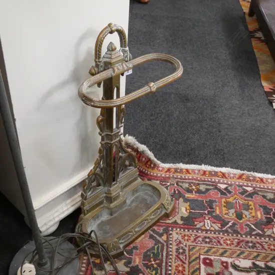 ANTIQUE STYLE HEAVY BRASS UMBRELLA STAND H.670mm