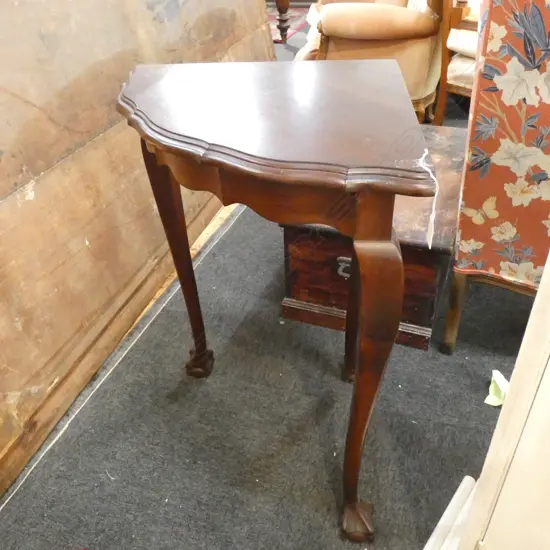 QUEEN ANNE STYLE CORNER TABLE H.765mm