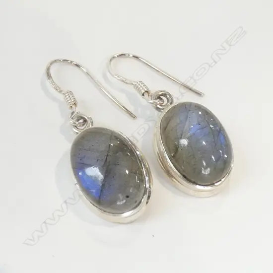 PR LABRODITE & 925 SILVER EARRINGS