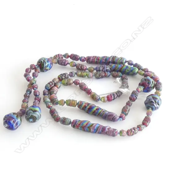 MURANO GLASS BEAD NECKLACE