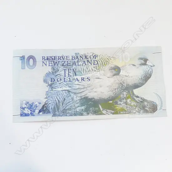 KATE SHEPPARD NZ $10 BANK NOTE