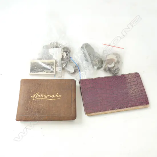 BAG OLD COINS & SILVER VINTAGE SILVER JUBILEE CIGARETTE CARD BOOK WITH CONTENTS ETC..