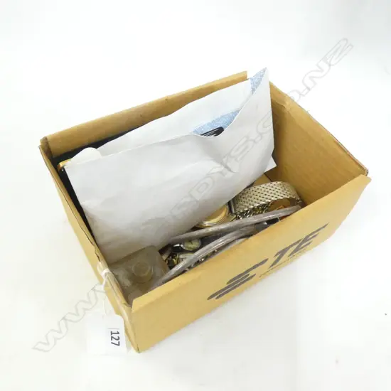 BOX WATCHES, SILVER BANGLES ETC 