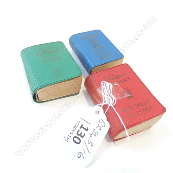 THREE LILLIPUT MAORI LANGUAGE BOOKS 