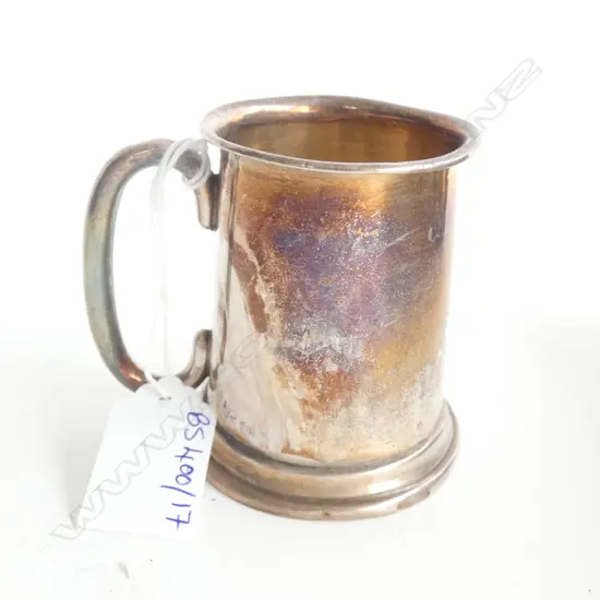 STG SILVER MUG, B'HAM 66 GRAMS