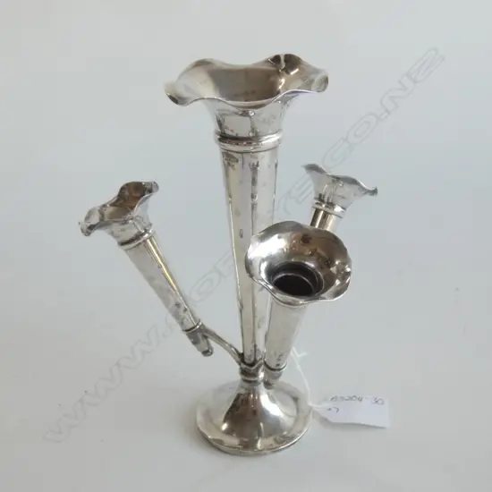 STG SILVER EPERGNE BIRMINGHAM 1907-8 - WEIGHTED BASE A/F