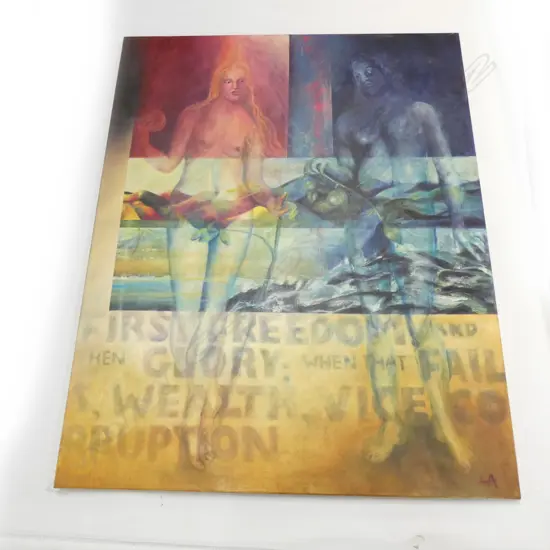 CHRISSY ARNOLD 'ORIGINAL SIN' ACRYLIC 1000x800mm