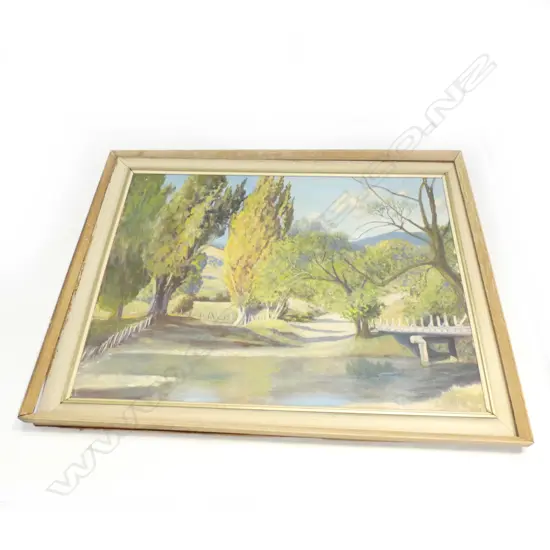 F A PRICE LANDSCAPE OIL ON BOARD C1970 a/f