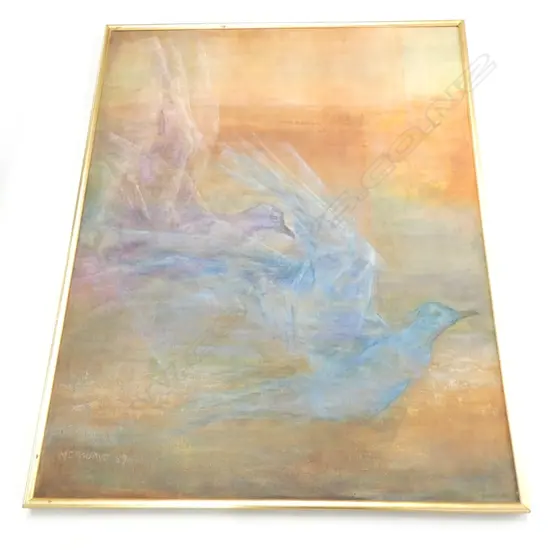 MARIA CECILIA AGUAYO HERRERA 'ENSUENO' OIL 1989 890x690mm