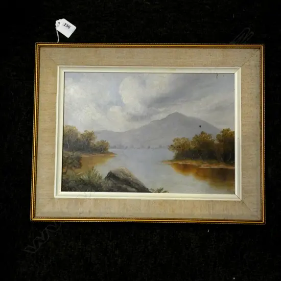 A U RUBIN OIL LANDSCAPE 1885 205x295mm