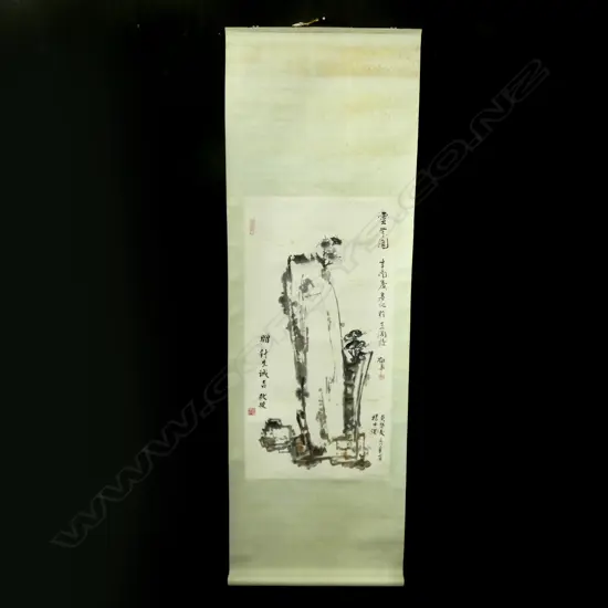 CHINESE SCROLL INK PAINTING  510 X 980MM