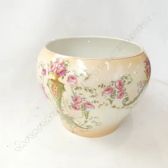 LG ROYAL WINTONIA FAIENCE ART NOUVEAU JARDINIERE H. 215MM