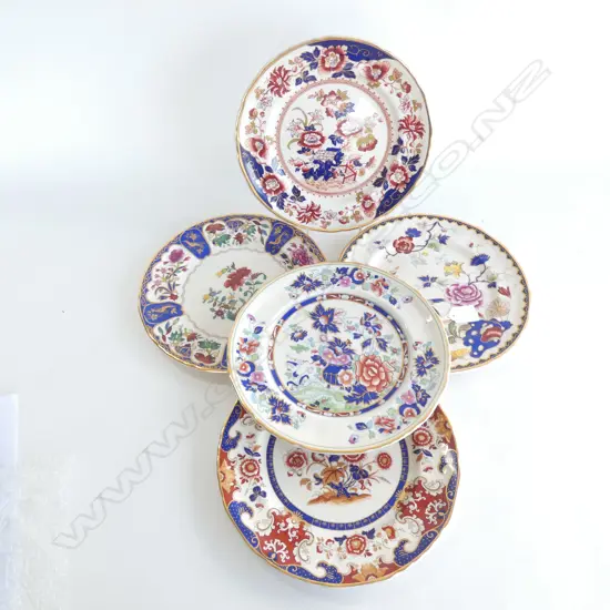 5 MASONS IRONSTONE PLATES