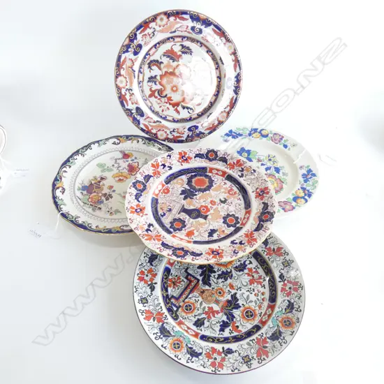 5 MASONS IRONSTONE PLATES