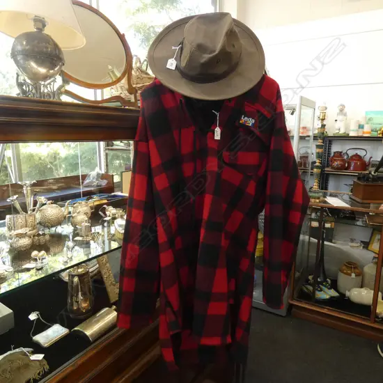 LEDA CHECKED JACKET & HAT 