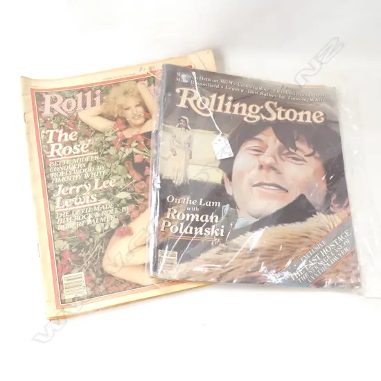 2 ROLLING STONES MAGAZINES; 1979 & 1981