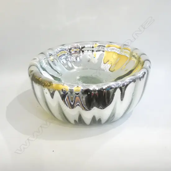 LG ART MIRROR GLASS BOWL DIA 290MM