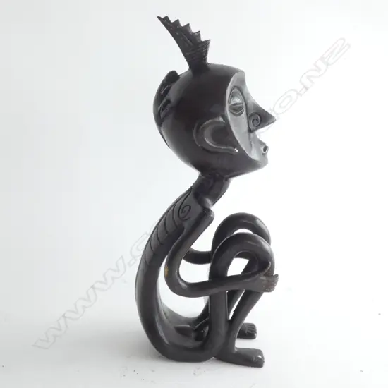 BRONZE AFRICAN FIGURE H.320mm