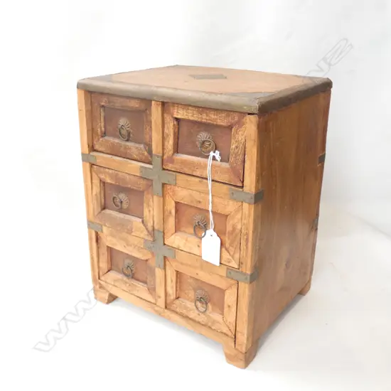 SM WOODEN 6 DRAWER TRINKET BOX 230X 190 X 290MM
