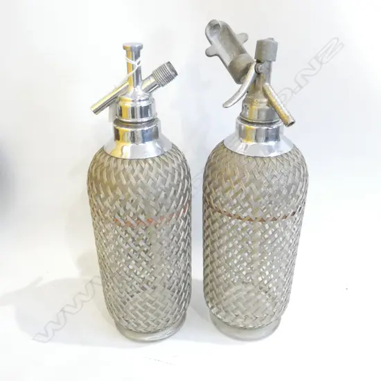 2 VINTAGE SODA SYPHONS 