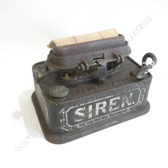 A. KENRICK & SONS CAST IRON LANTERN 'SIREN' L 200MM