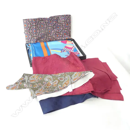 BAG SILK SCARVES ETC..