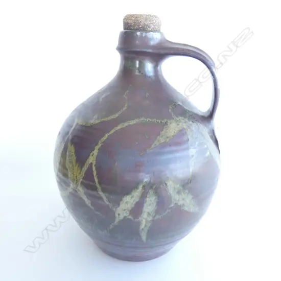 LARGE STUDIO POTTERY CARAFE H.300mm