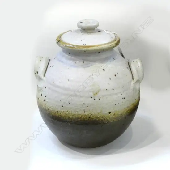 WARWICK LIDGARD (ATTRIBUTED) LARGE LIDDED CROCK H.310mm