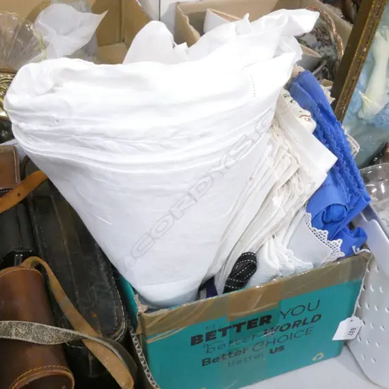 BOX LOT ASST. LINENS 