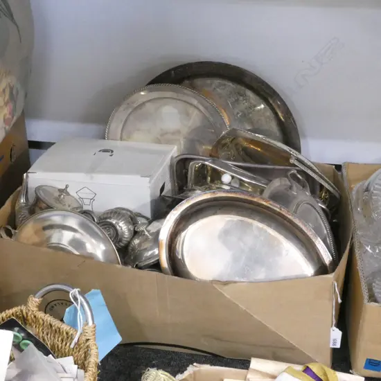 BOX LOT ASST. EPNS ETC 