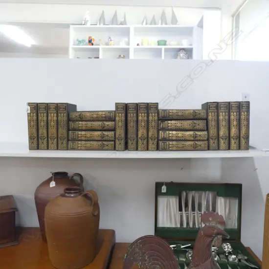 BOX 20 VOLUMES 'INTERNATIONAL LIBRARY OF FAMOUS LITERATURE' ETC.