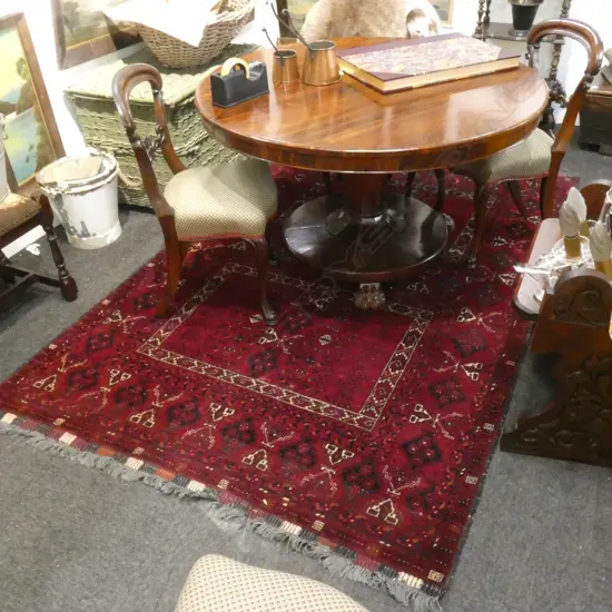 HAND KNOTTED ALL WOOL ANKOY RUG 2350x1360mm