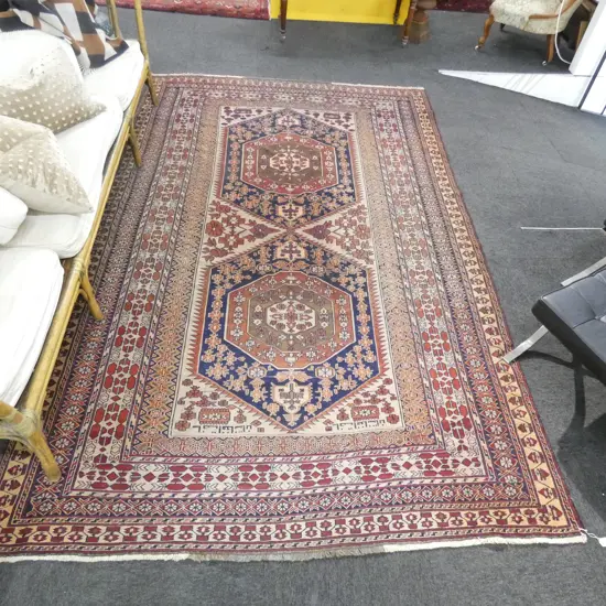 HAND KNOTTED ALL WOOL FLATWEAVE RUG 3000x1880mm