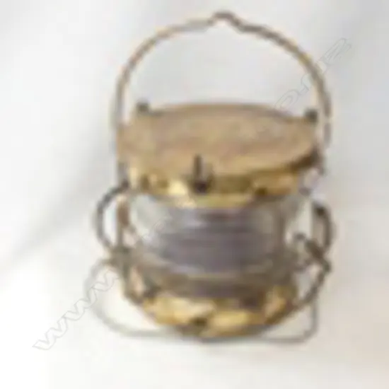 OLD BRASS LAMP - DIA 260MM