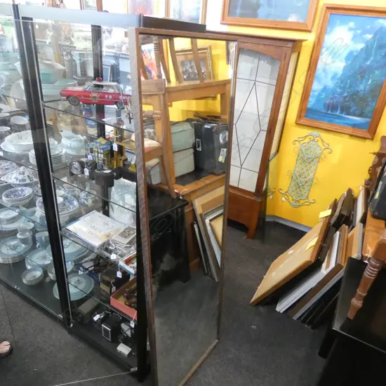 LG WOODEN FRAMED WALL MIRROR 585 X 1775MM2