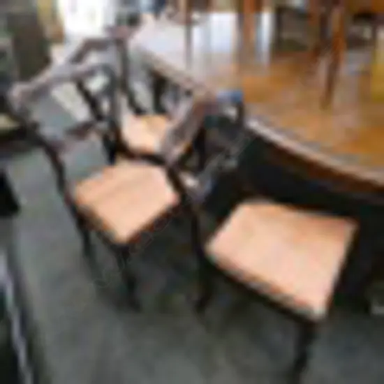 SIX BALLOON BACK CHAIRS