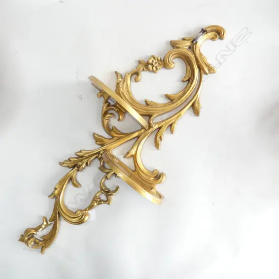 ORNATE GILT WALL SHELF H. 650MM