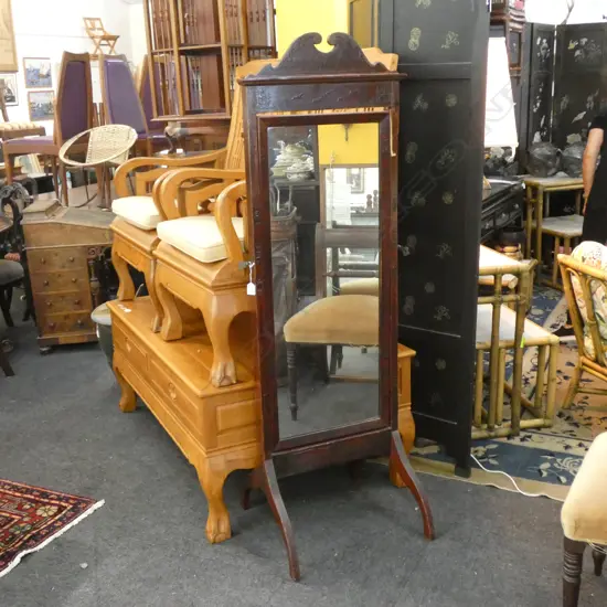 DRESSING MIRROR ON STAND A/F 