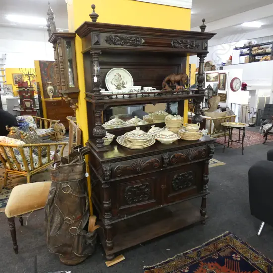 2 PART CONTINENTAL DRESSER...