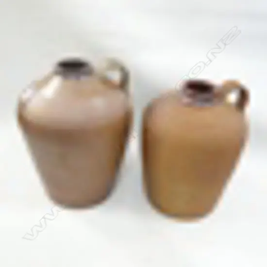 2 LG POTTERY CROCKS H. 340MM