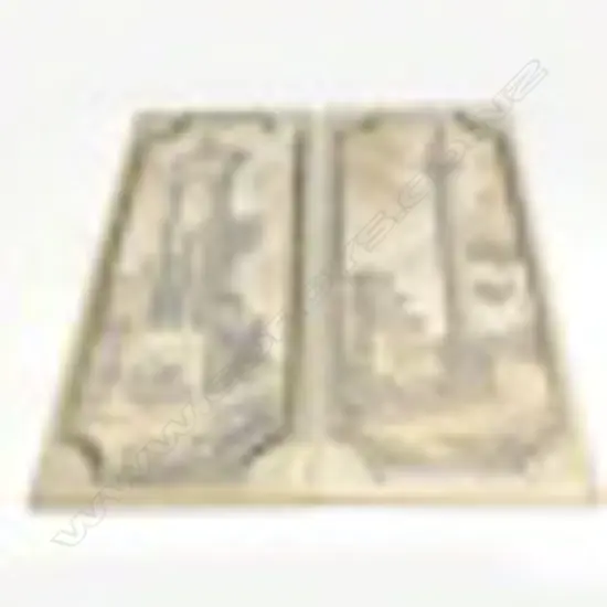 PR OLD PAINTED WOODEN PANELS 370 X 840MM