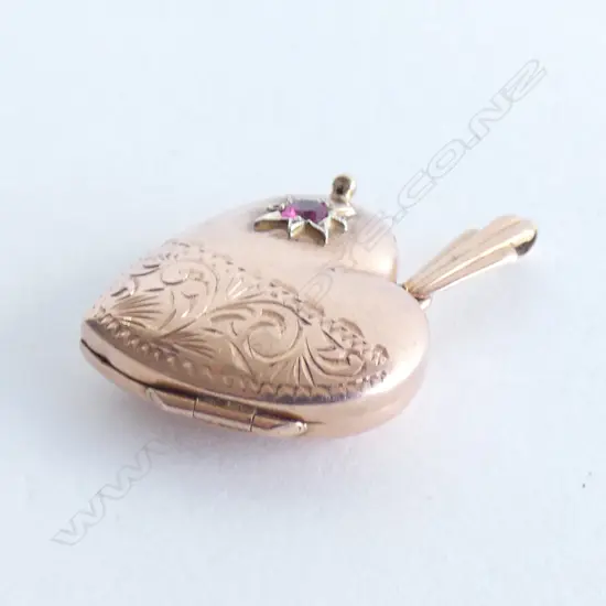 9CT ROSE GOLD LOCKET 4.11gm