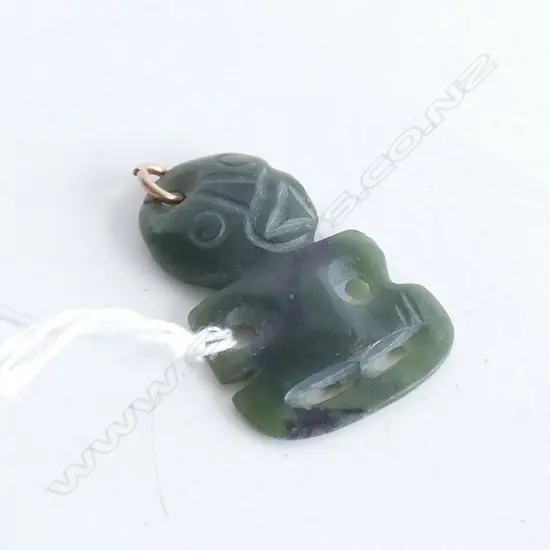 GREENSTONE HEI TIKI PENDANT