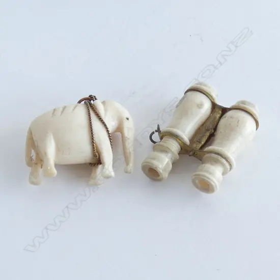   BONE BINOCULAR STANHOPE & BONE ELEPHANT